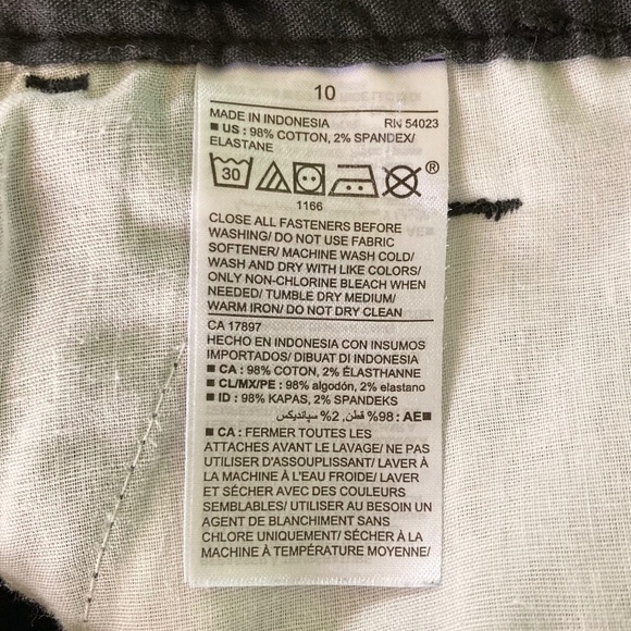 Boy’s size 10 Old Navy black straight leg dress pants with adjustable waist - Picture 6 of 7